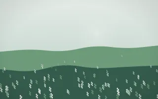 Spring Rain Lavender Field II — light white and green lavender field background, variation II