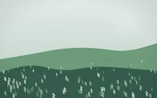 Spring Rain Lavender Field III — light white and green lavender field background, variation III