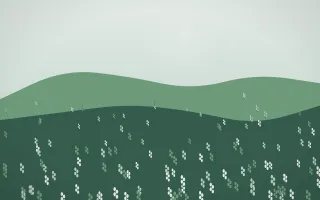 Spring Rain Lavender Field V — light white and green lavender field background, variation V
