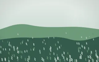 Spring Rain Lavender Field VI — light white and green lavender field background, variation VI