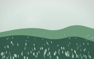 Spring Rain Lavender Field VII — light white and green lavender field background, variation VII