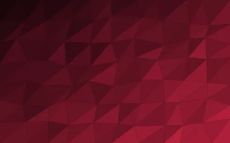 Cherry Noir Facets — dark black and red low-poly background