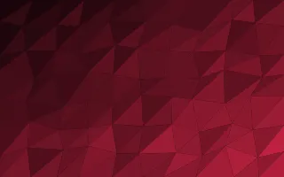 Cherry Noir Facets II — dark black and red low-poly background, variation II