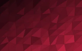 Cherry Noir Facets III — dark black and red low-poly background, variation III