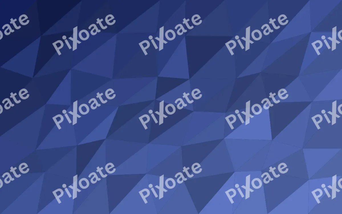 Cobaltine Facets — dark blue low-poly background