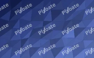 Cobaltine Facets — dark blue low-poly background