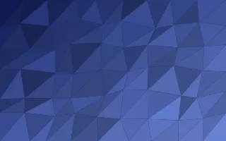 Cobaltine Facets II — dark blue low-poly background, variation II