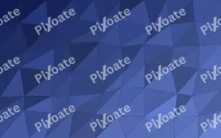 Cobaltine Facets II — dark blue low-poly background, variation II