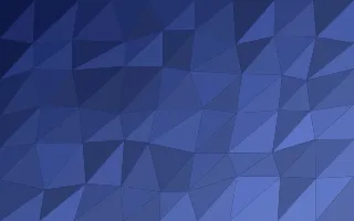 Cobaltine Facets III — dark blue low-poly background, variation III