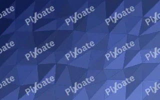 Cobaltine Facets III — dark blue low-poly background, variation III