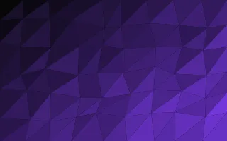Cyber Void Facets — dark black and purple low-poly background