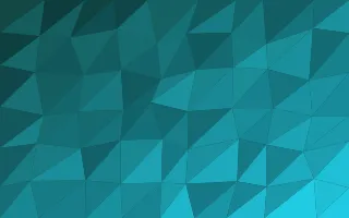Deep Teal Facets — dark teal low-poly background