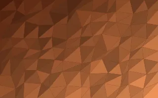 Emberline Shards — dark brown and orange low-poly background