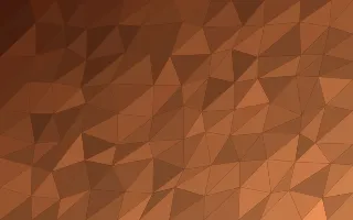 Emberline Shards II — dark brown and orange low-poly background, variation II
