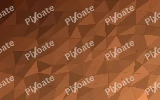 Emberline Shards II — dark brown and orange low-poly background, variation II