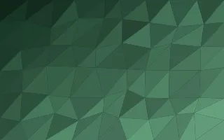 Everglade Facets — dark green low-poly background