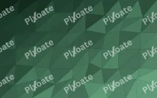 Everglade Facets — dark green low-poly background
