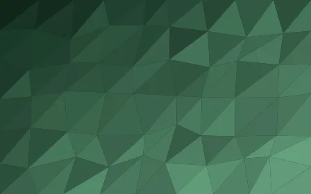 Everglade Facets — dark green low-poly background