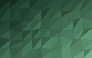 Everglade Facets II — dark green low-poly background, variation II