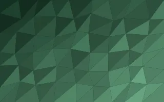 Everglade Facets III — dark green low-poly background, variation III