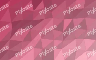 Flaminga Facets II — colourful pink and red low-poly background, variation II