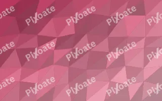 Flaminga Facets III — colourful pink and red low-poly background, variation III