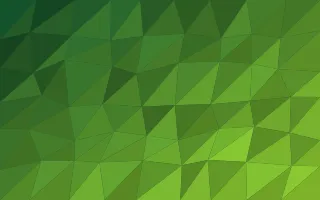 Forest Facets — dark green low-poly background