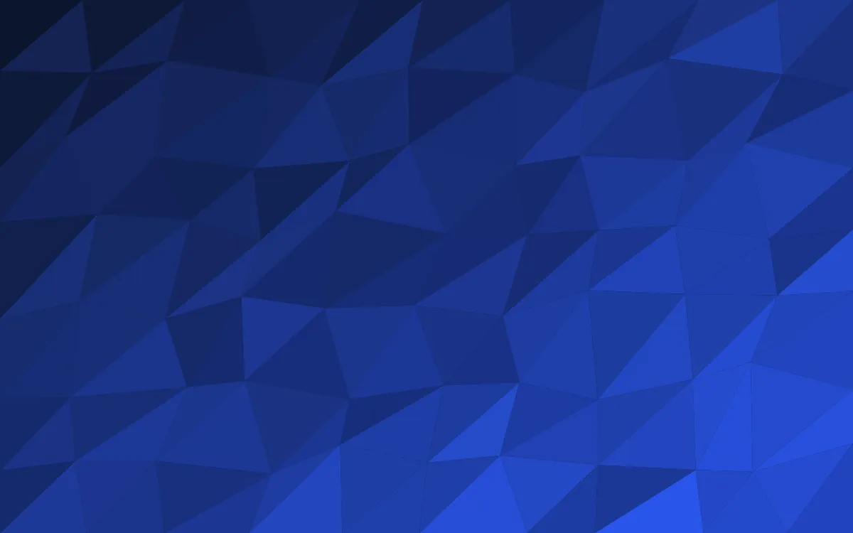 Klein Facets — dark blue low-poly background