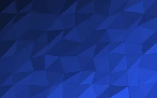 Klein Facets — dark blue low-poly background