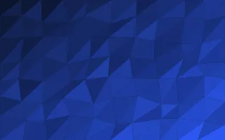Klein Facets II — dark blue low-poly background, variation II