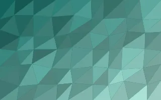 Lagoona Facets II — colourful teal low-poly background, variation II