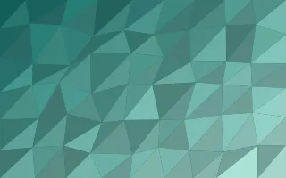 Lagoona Facets III — colourful teal low-poly background, variation III