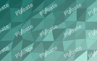 Lagoona Facets III — colourful teal low-poly background, variation III