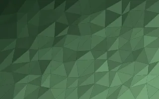 Moss Hollow Shards II — dark green low-poly background, variation II
