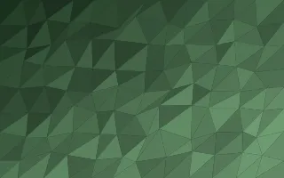 Moss Hollow Shards III — dark green low-poly background, variation III