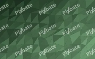 Moss Hollow Shards III — dark green low-poly background, variation III