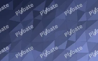 Noctis Facets — dark blue low-poly background