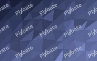 Noctis Facets II — dark blue low-poly background, variation II
