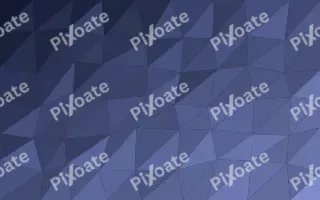Noctis Facets III — dark blue low-poly background, variation III
