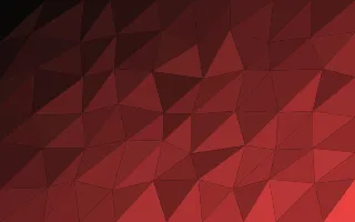 Noir Ember Facets — dark black and red low-poly background
