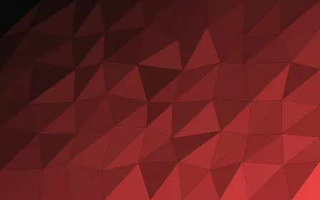 Noir Ember Facets — dark black and red low-poly background