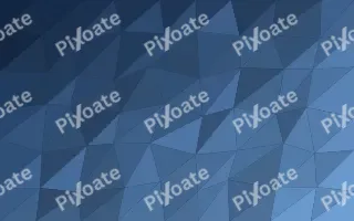 Oceana Facets — dark blue low-poly background