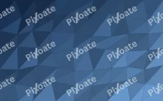 Oceana Facets II — dark blue low-poly background, variation II