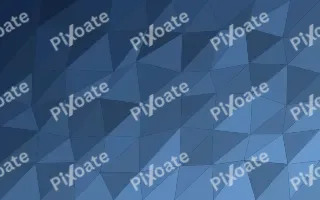 Oceana Facets III — dark blue low-poly background, variation III