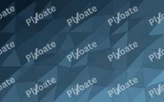 Polaris Facets — dark blue low-poly background