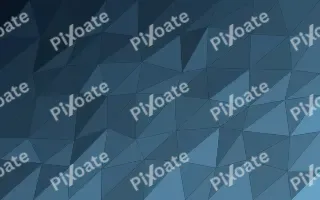 Polaris Facets II — dark blue low-poly background, variation II