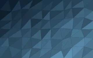 Polaris Facets III — dark blue low-poly background, variation III