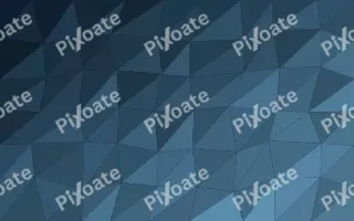 Polaris Facets III — dark blue low-poly background, variation III