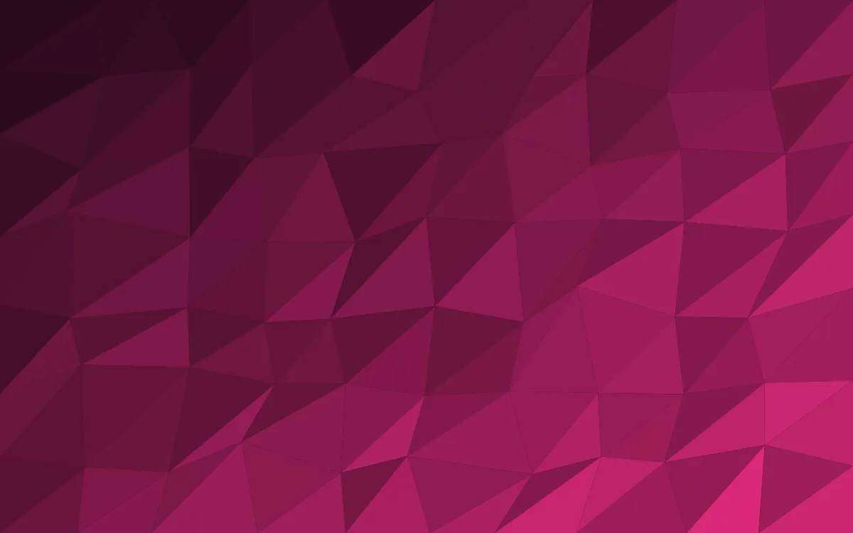 Punch Pink Facets — dark black and pink low-poly background