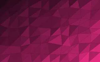 Punch Pink Facets II — dark black and pink low-poly background, variation II